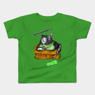 Schrodingers wise cat Kids T-Shirt